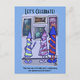 Cartão Postal Comemoração do vamos 4 de julho