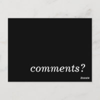 comentários?