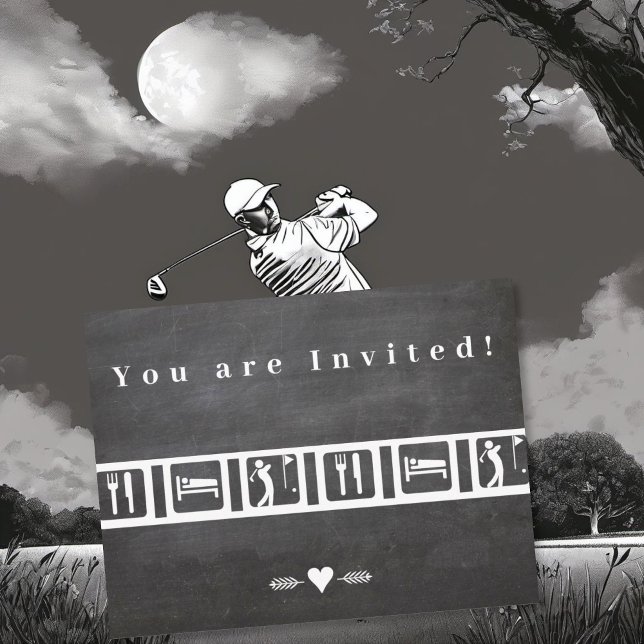 Cartão Postal Comer Golf do Sono (Criador carregado)