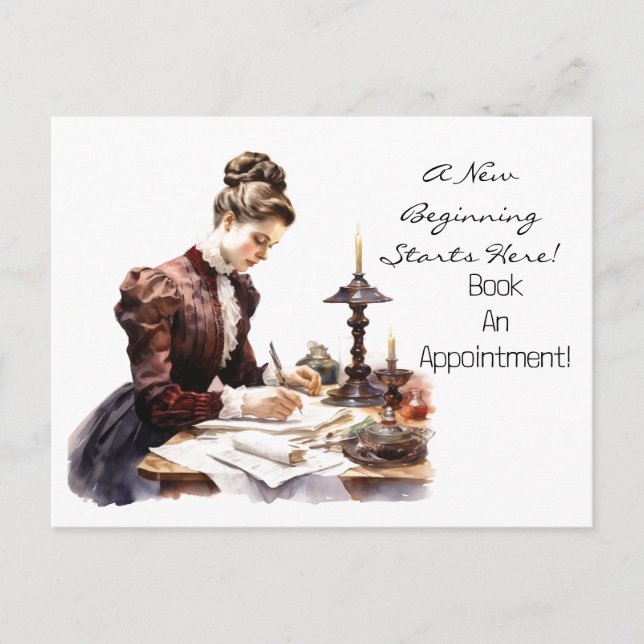 Cartão postal comercial da empresa na moda (Frente)