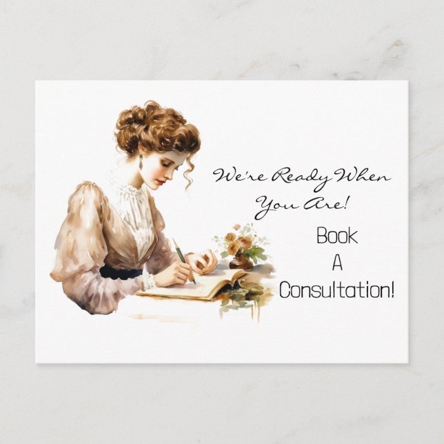 Cartão postal comercial da empresa promocional (Frente)