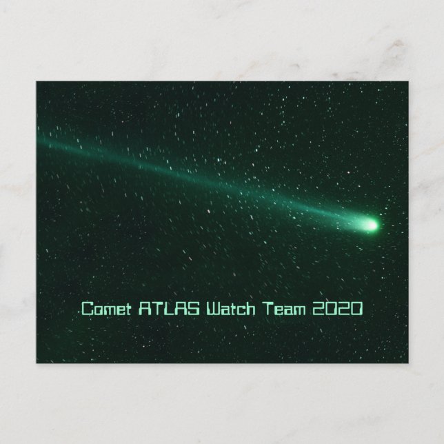 Cartão Postal Comet ATLAS 2020 (Frente)