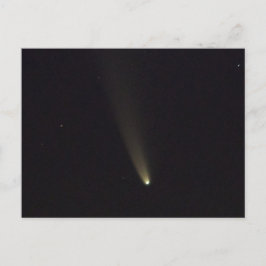 Cartão Postal Comet NEOWISE no Céu Noturno