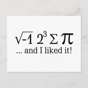 Cartão Postal Comi torta e gostei dela Tipografia