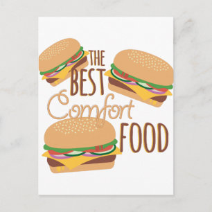 Cartão Postal Comida Confortável