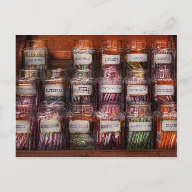 Cartão Postal Comida - Doces - Doces de um Centavo (Frente)