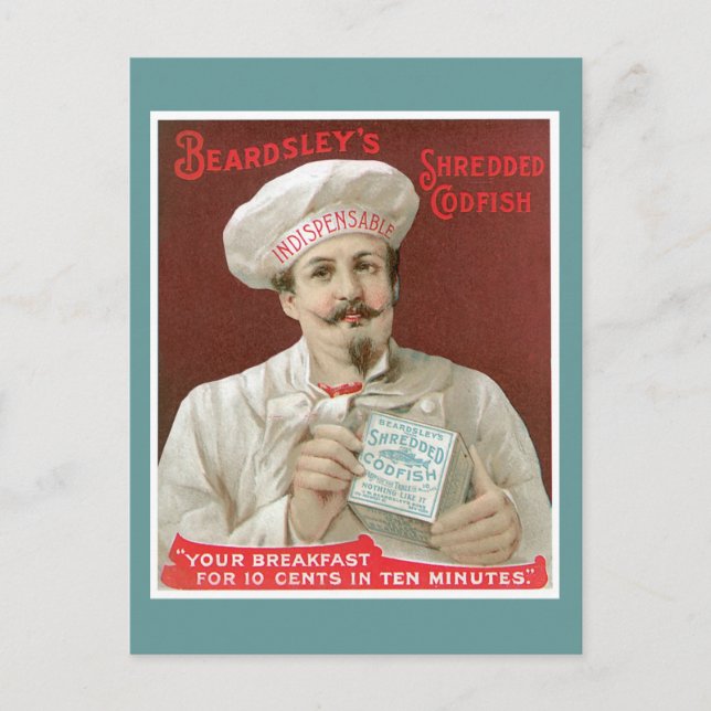 Cartão Postal Comida E Arte (Frente)