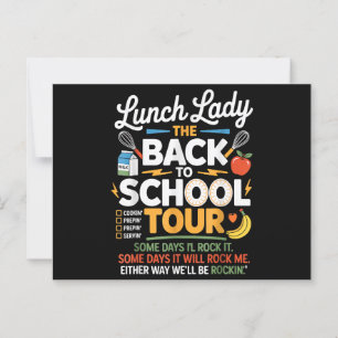 Cartão Postal Comida Humor de Volta à Escola