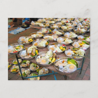 Cartão Postal Comida para um Festival Hindu