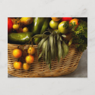 Cartão Postal Comida - Veggie - Sábio