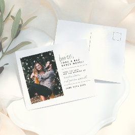 Cartão Postal Comida Verde Lata e Más Movimentações da Dança