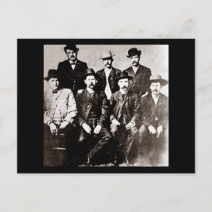 Cartão Postal "Comissão de Paz" de Dodge City, por volta de 1883