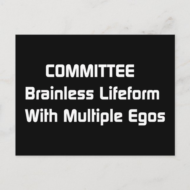 Cartão Postal Comitê Humor (Frente)