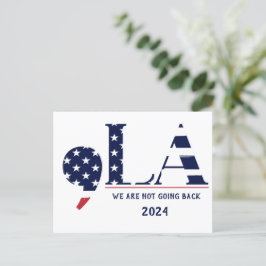 Cartão Postal Comma La Harris para Presidente 2024