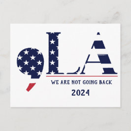 Cartão Postal Comma La Harris para Presidente 2024