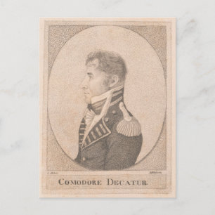 Cartão Postal Commodore Stephen Decatur