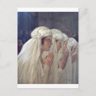 Cartão Postal communion privat livemont