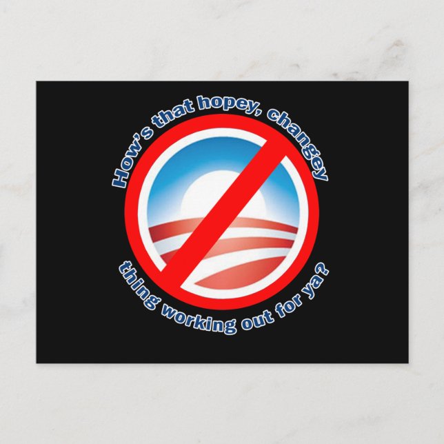 Cartão Postal Como é que essa coisa da Hopey Changey está a func (Frente)