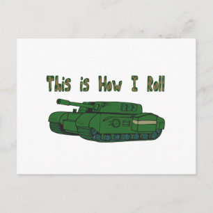 Cartão Postal Como Eu Rolo (Tanque Militar)
