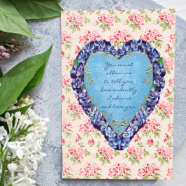 Cartão Postal Como eu te admiro e te amo Namorados