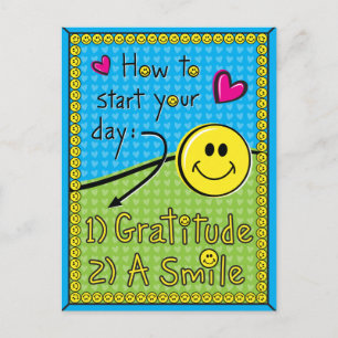 Cartão Postal Como Iniciar Seu Dia_