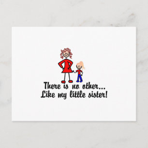 Cartão Postal Como Minha Irmãozinha