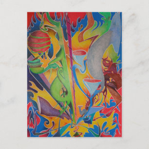 Cartão Postal Como o mundo gira