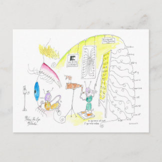 Cartão Postal Como o olho trabalha