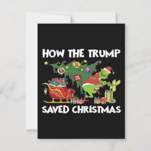 Cartão Postal Como O Trump Salvou O Natal