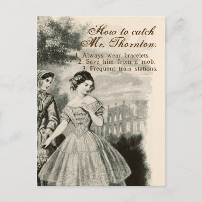 Cartão Postal Como pegar o Sr. Thornton (Frente)