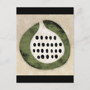 Cartão Postal Como Um Fig Ou Um Cartão-Postal Kiwi