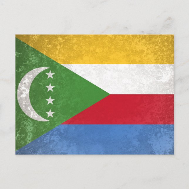 Cartão Postal Comores (Frente)