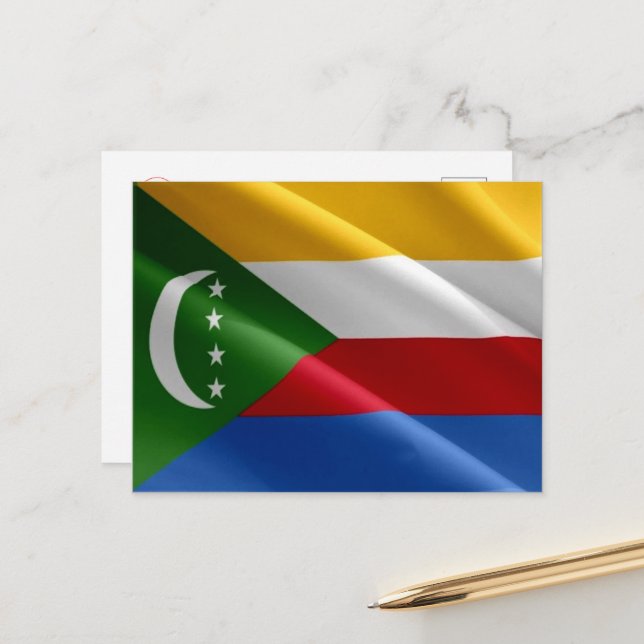 Cartão Postal Comores - Sinalizador de Ondas - (Frente/Verso In Situ)