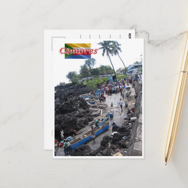 Cartão Postal Comoros - Panorama - (Frente/Verso In Situ)