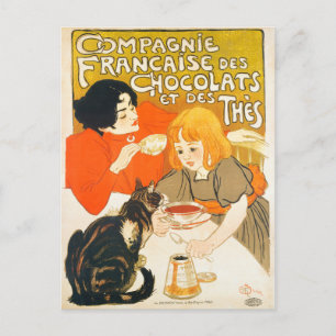 Cartão Postal Compagnie Française des Chocolats et des Thès -