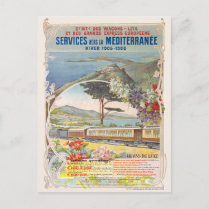 Cartão Postal Compagnie Internationale des Wagon-lits Vintage P