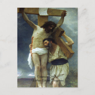 Cartão Postal Compaixão pelo Cristo Bouguereau