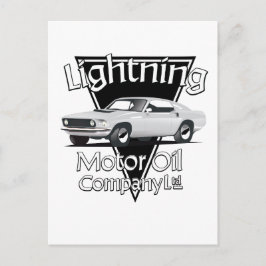 Cartão Postal Companhia de Óleo para Motores Lightning Ltd.