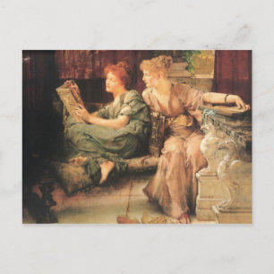 Cartão Postal Comparações por Lawrence Alma-Tadema