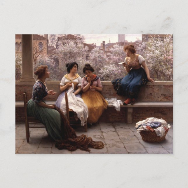 Cartão Postal Compartilhando a Carta (Frente)