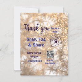 Cartão Postal Compartilhe etiqueta instantânea mídia social q r 