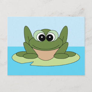 Cartão Postal Compartilhe um Cartão-postal de Sapo Feliz para S