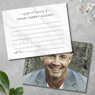 Cartão Postal Compartilhe Uma Foto de Memória Funeral Mármore Br