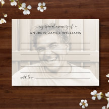 Compartilhe uma Foto de Memória no Funeral