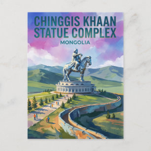 Cartão Postal Complexo da Estátua de Chinggis Khaan Mongólia