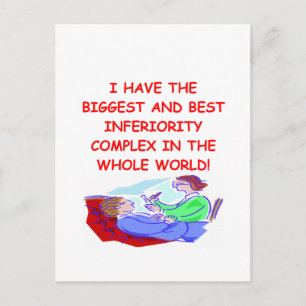 Cartão Postal complexo de inferioridade
