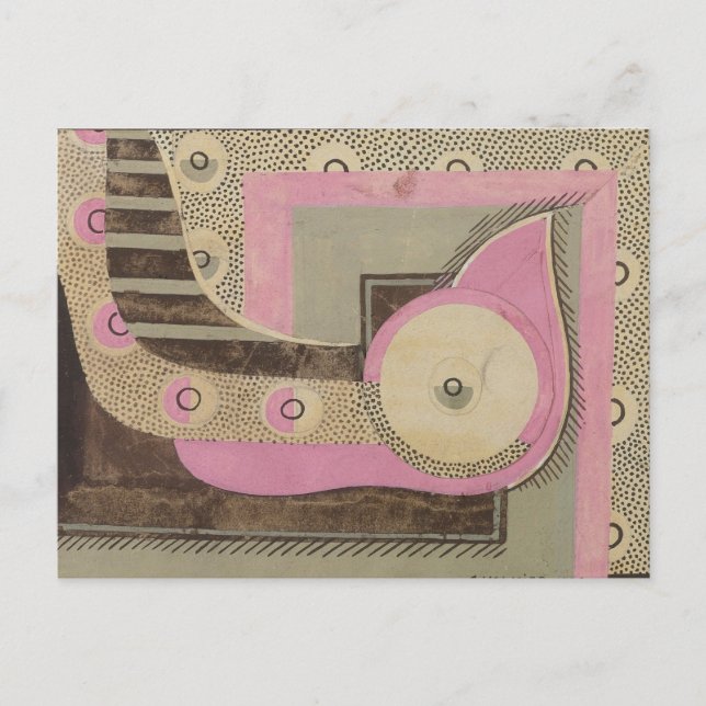 Cartão Postal Composição de Georges Valmier (Frente)