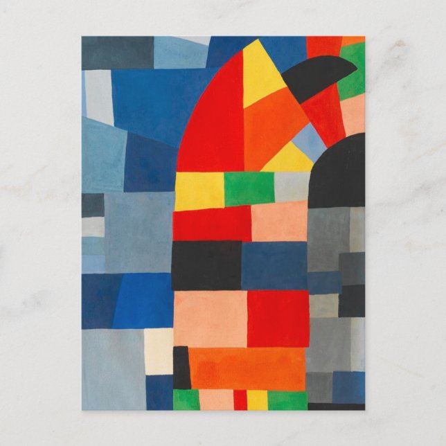 Cartão Postal Composição de Otto Freundlich (Frente)