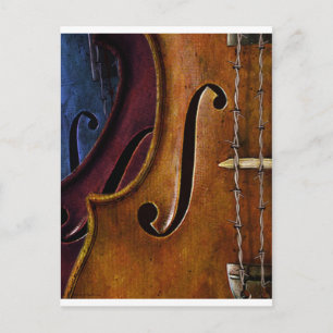Cartão Postal Composição de Violino