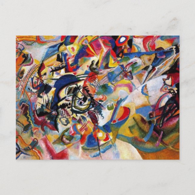 Cartão Postal Composição VII de Kandinsky (Frente)